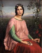 Louis Janmot Flower of the Fields Sweden oil painting artist